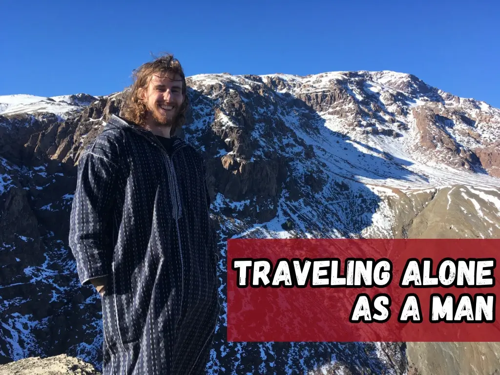 Traveling alone as a man
