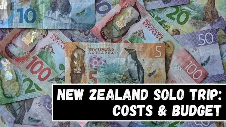 New Zealand solo trip cost.