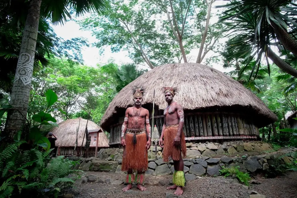 Tribesman in Bali, Indonesia.