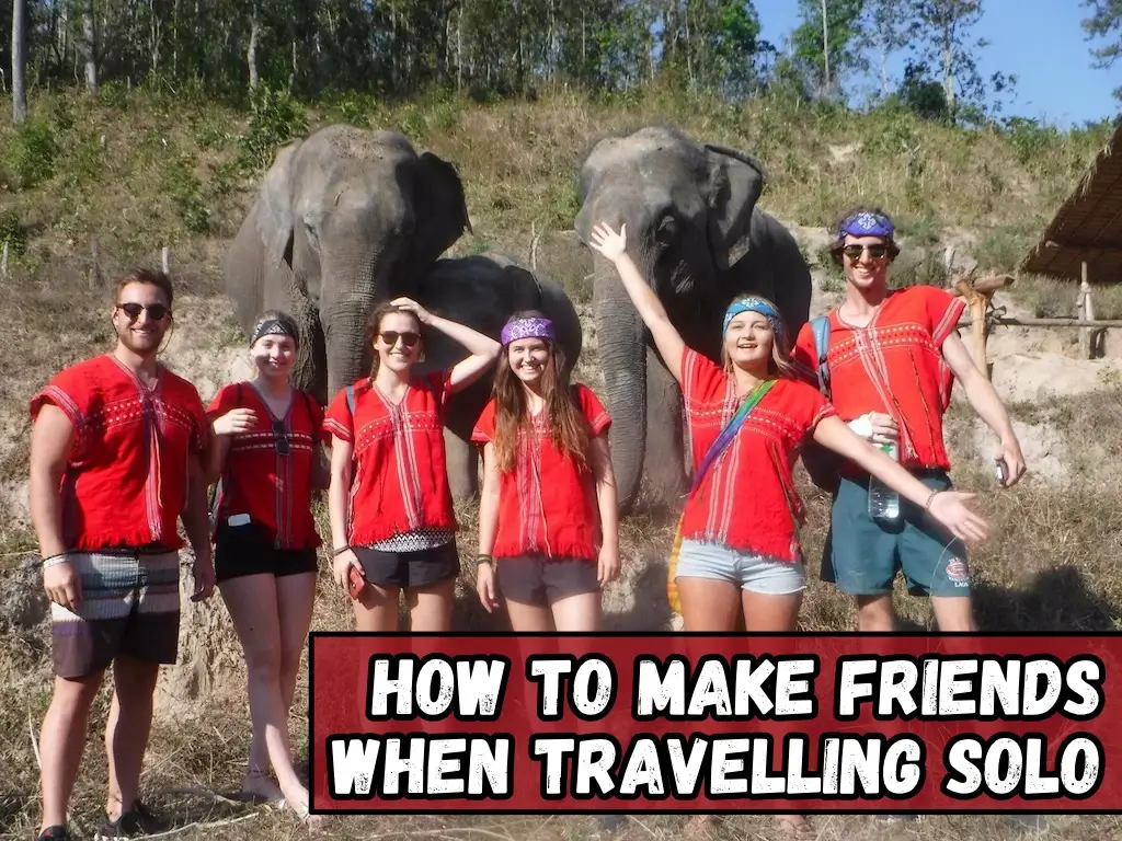 Banner: How to make friends traveling alone