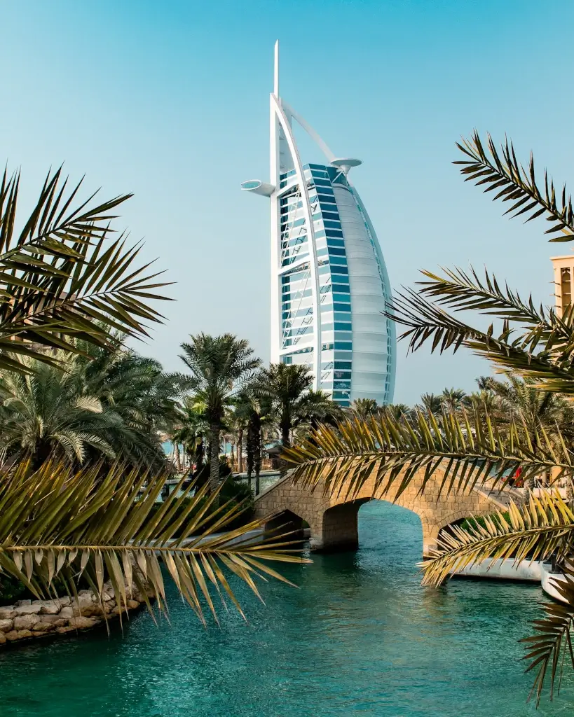 Burj Al Arab Jumeirah tower in Dubai, United Arab Emirates (UAE). 