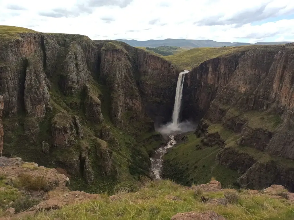 Maletsunyane Falls in Lesotho. 