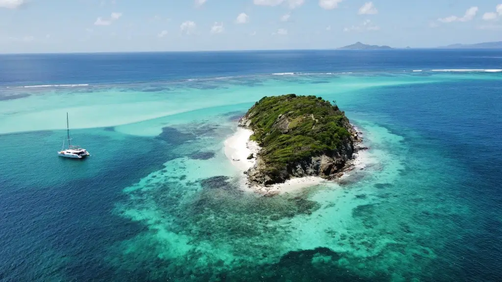 Tobago Cays island in Saint Vincent and Grenadines. 