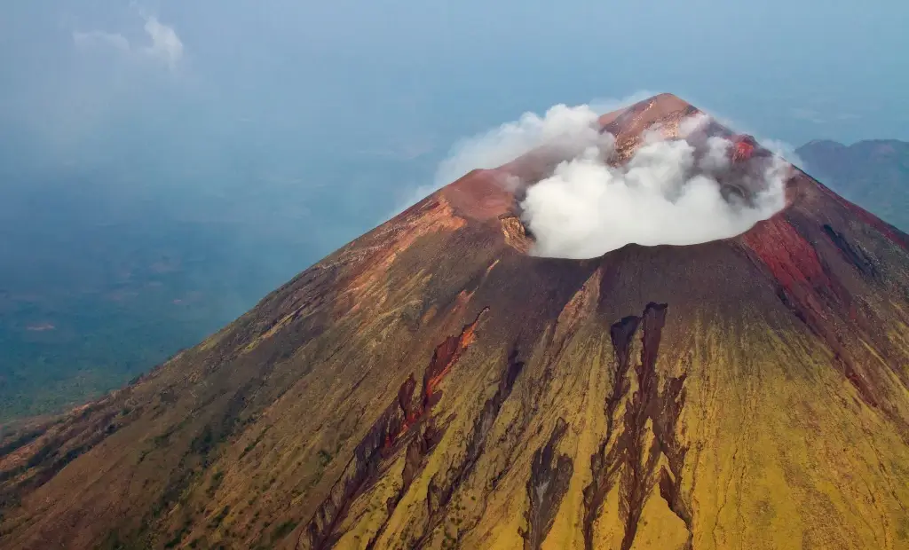 Volcano San Cristobal Chinandega in Nicaragua. 